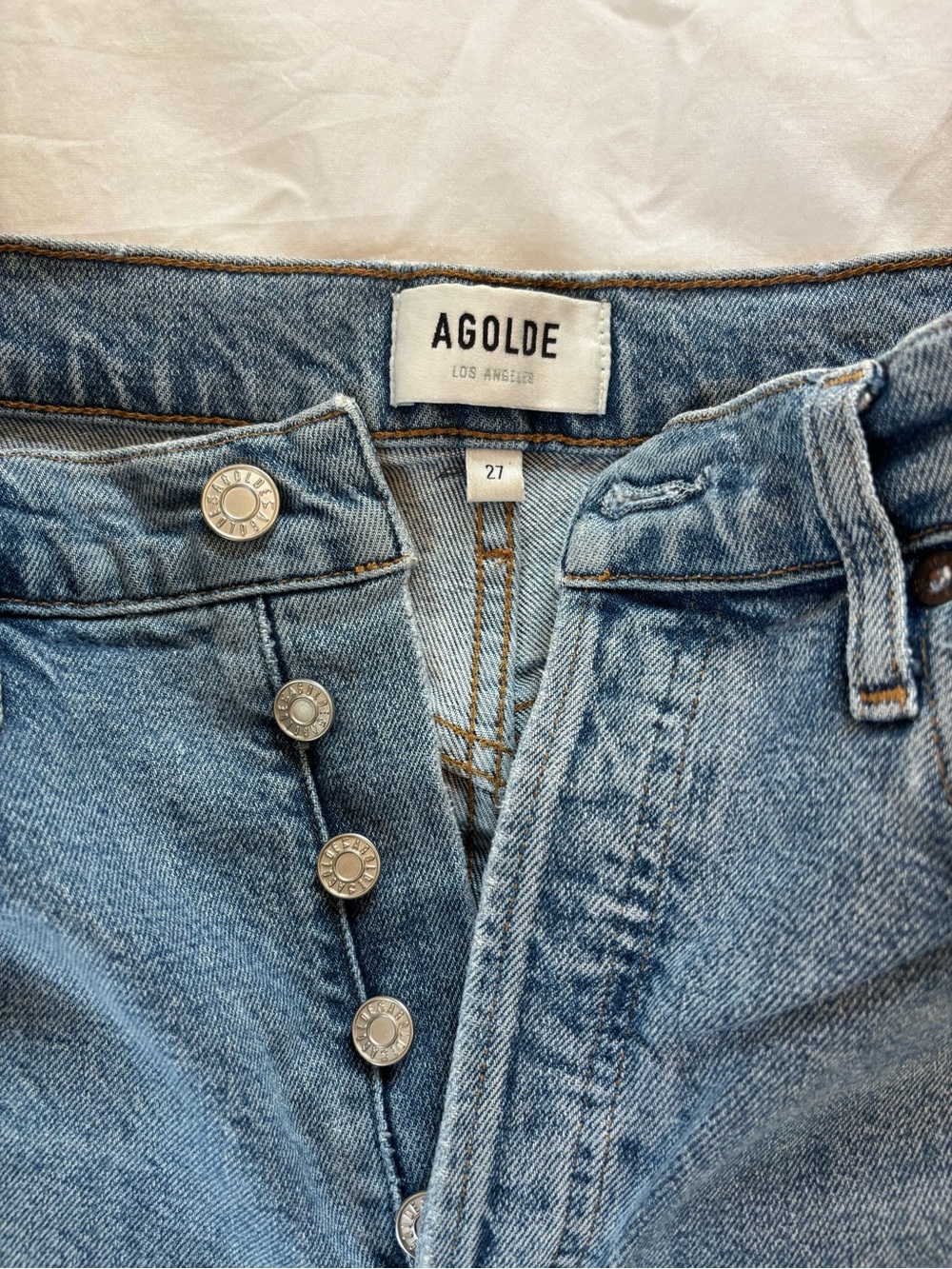 AGOLDE Riley High Rise Straight Crop Jeans - Picture 3 of 6